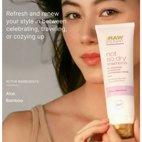 RAW SUGAR - NWT Raw Refresh "Not-So-Dry" Shampoo Gift Set (1-4 oz + 1-1 oz) - Picture 8 of 10